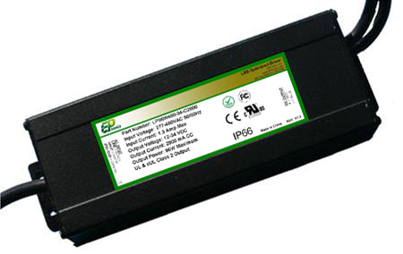 LP Series 96 Watt AC/DC LED Driver (Constant Current, Dimming Options, 347–480VAC Input, UL Recognized) - LiteControls