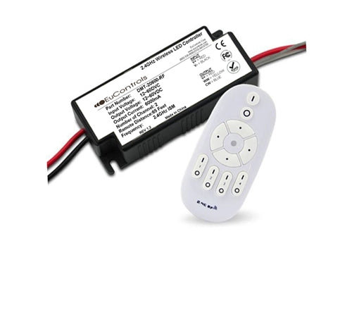 LED Controller w/ RF Remote (2 Channels – Cool/Warm White) - LiteControls
