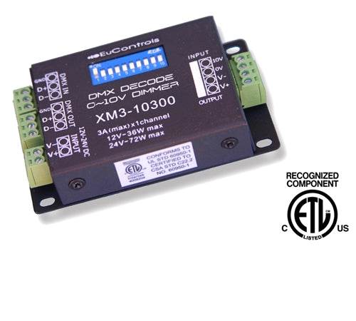 DMX Decoder or 0–10V Dimmer (1 Channel, ETL Recognized) - LiteControls