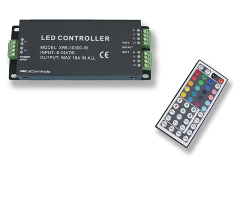LED Controller w/ IR Remote (3 Channels – RGB) - LiteControls