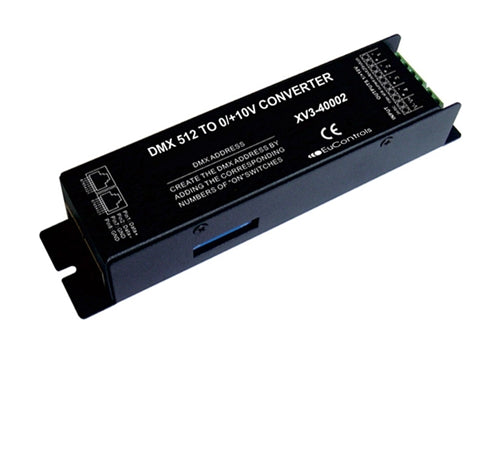 DMX to 0-10V Dimming Converter (4 Channels – RGBW, RJ45) - LiteControls